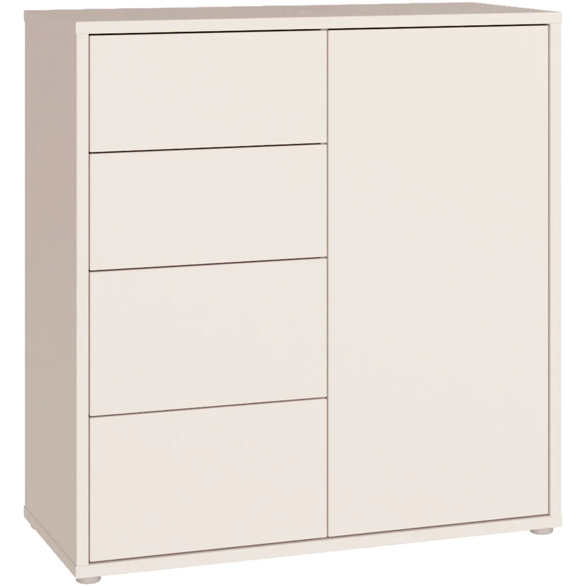 Alice Springs Storage Unit with 4 Drawers & 1 Door with Push-Open in Sand - Sand – image 3