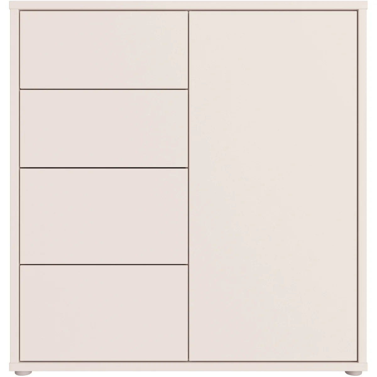 Alice Springs Storage Unit with 4 Drawers & 1 Door with Push-Open in Sand - Sand – image 4
