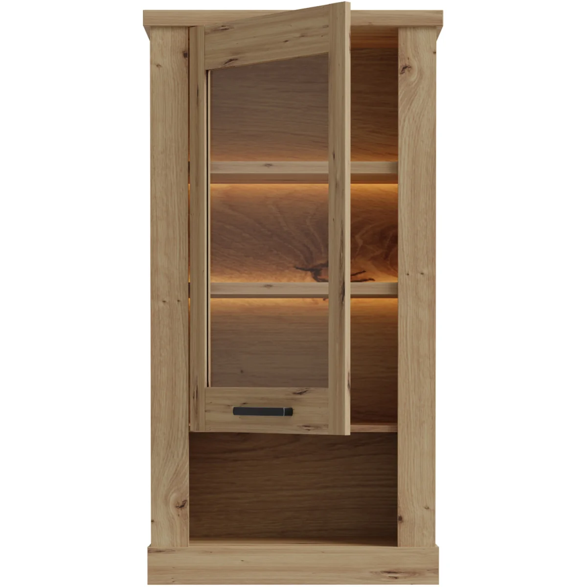 Corona Wall Display cabinet in Artisan Oak - Artisan Oak – image 2