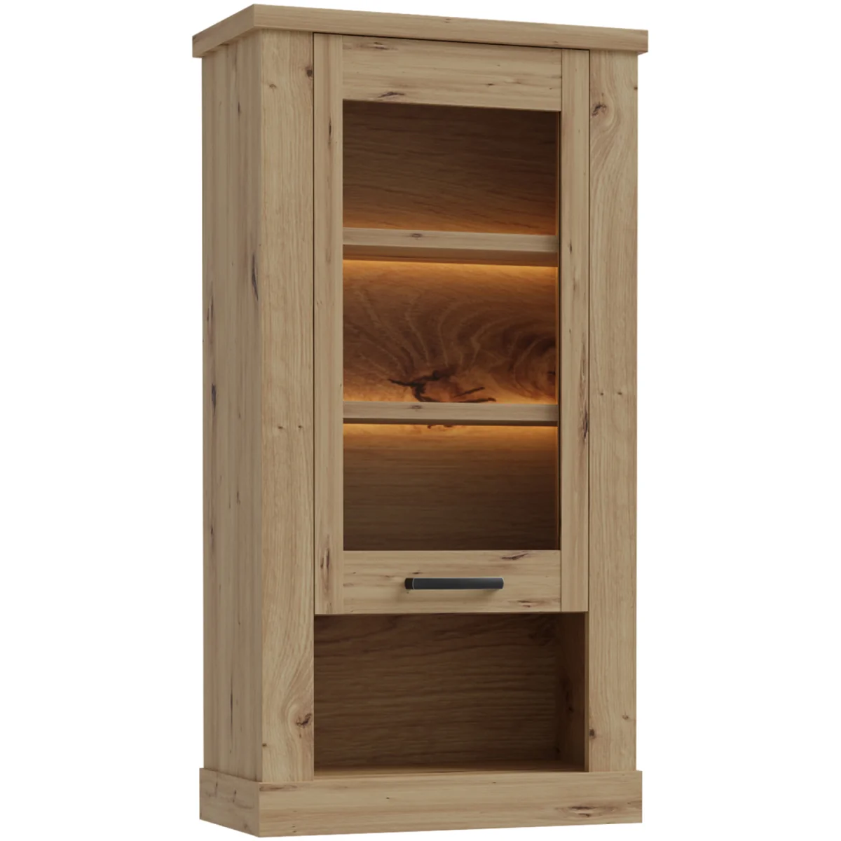 Corona Wall Display cabinet in Artisan Oak - Artisan Oak – image 3