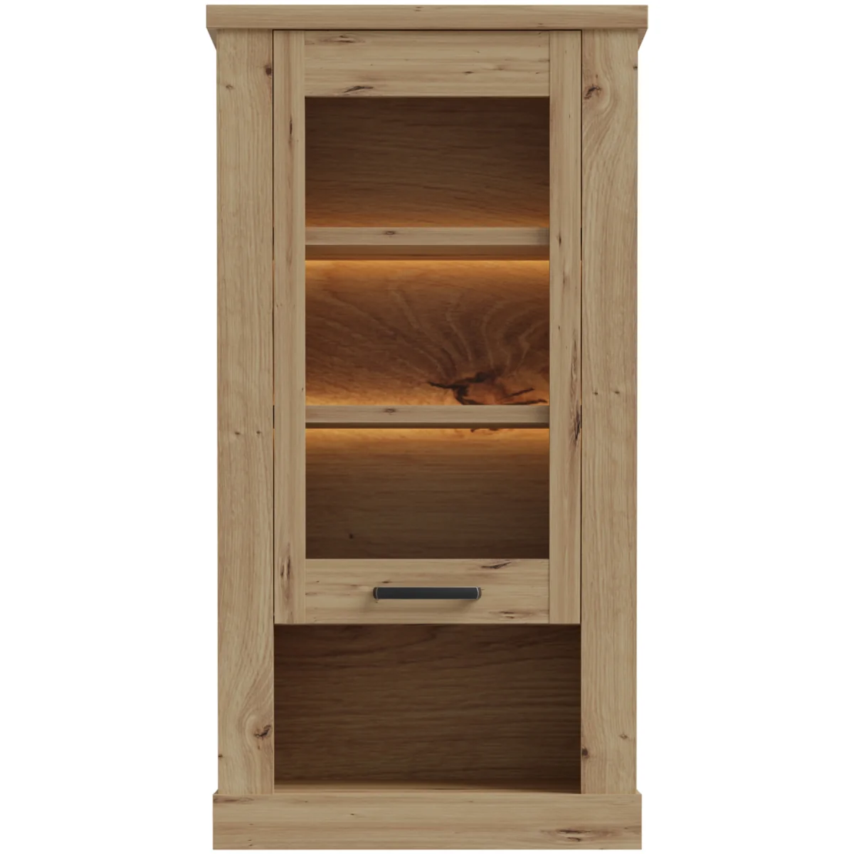 Corona Wall Display cabinet in Artisan Oak - Artisan Oak – image 4