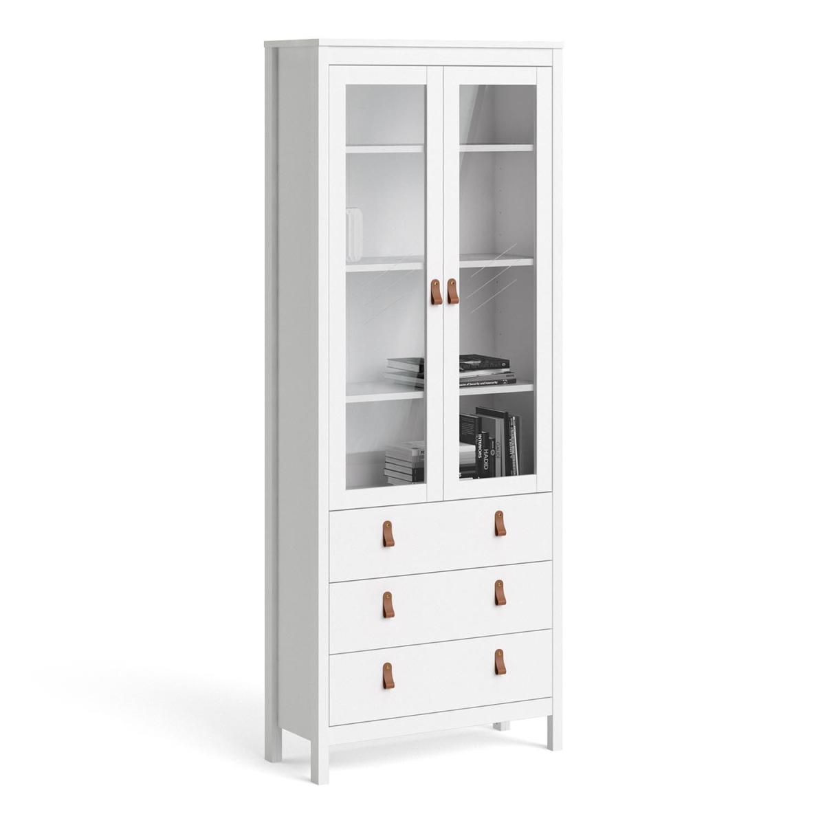 Barcelona 2-Door 3-Drawer China Cabinet - White – image 2