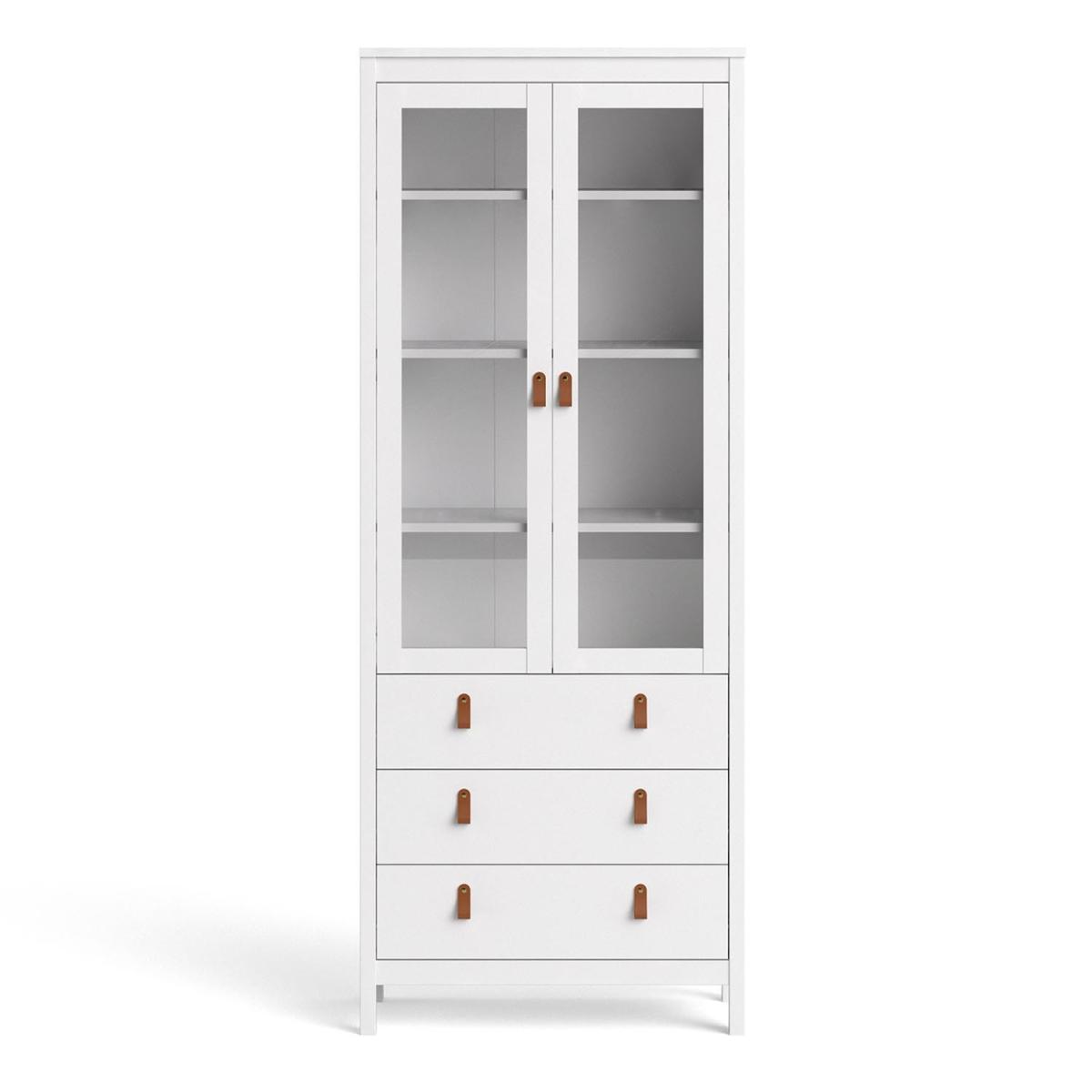 Barcelona 2-Door 3-Drawer China Cabinet - White – image 3