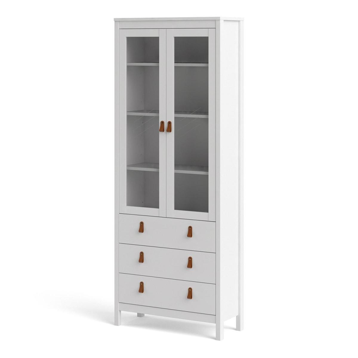 Barcelona 2-Door 3-Drawer China Cabinet - White – image 4