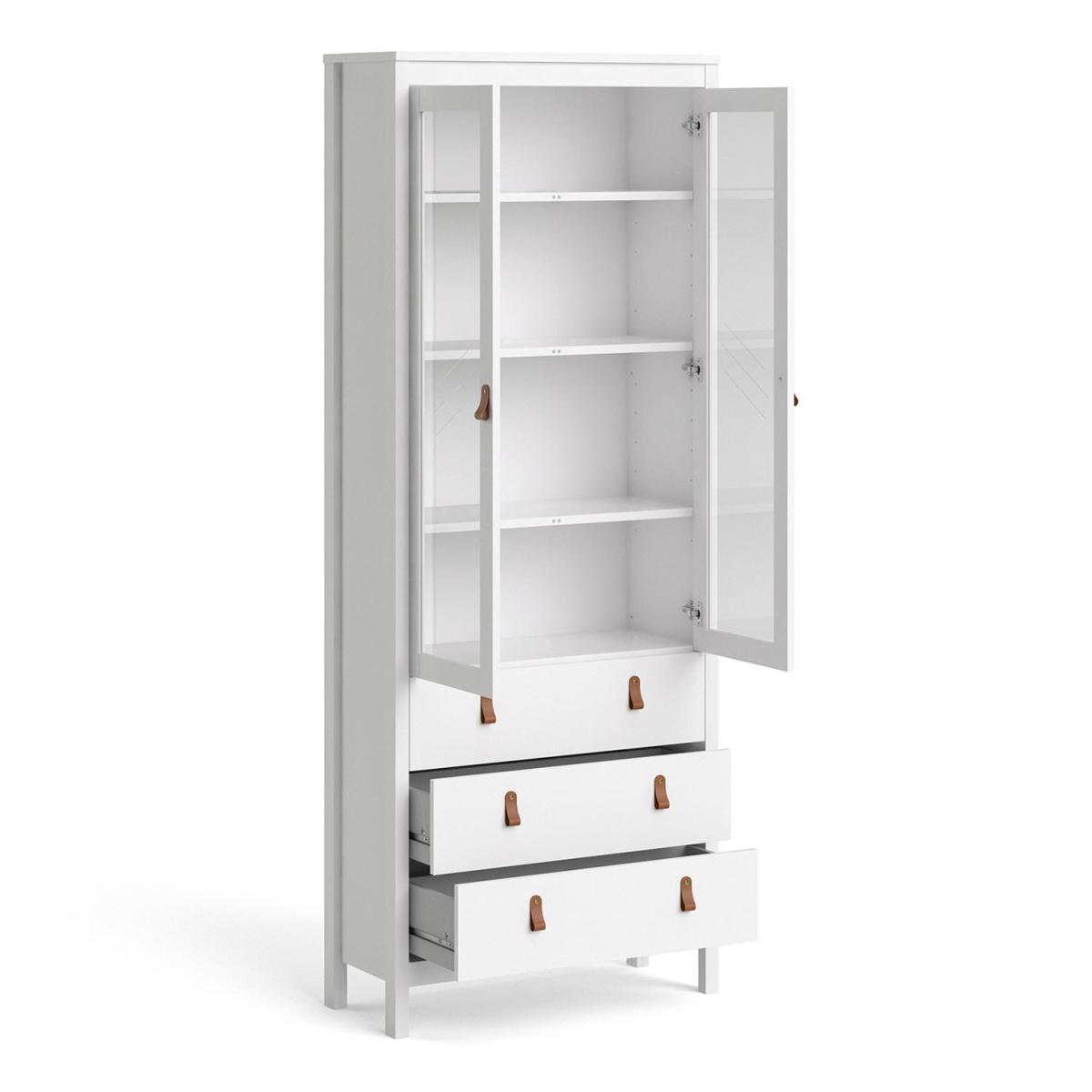 Barcelona 2-Door 3-Drawer China Cabinet - White – image 5