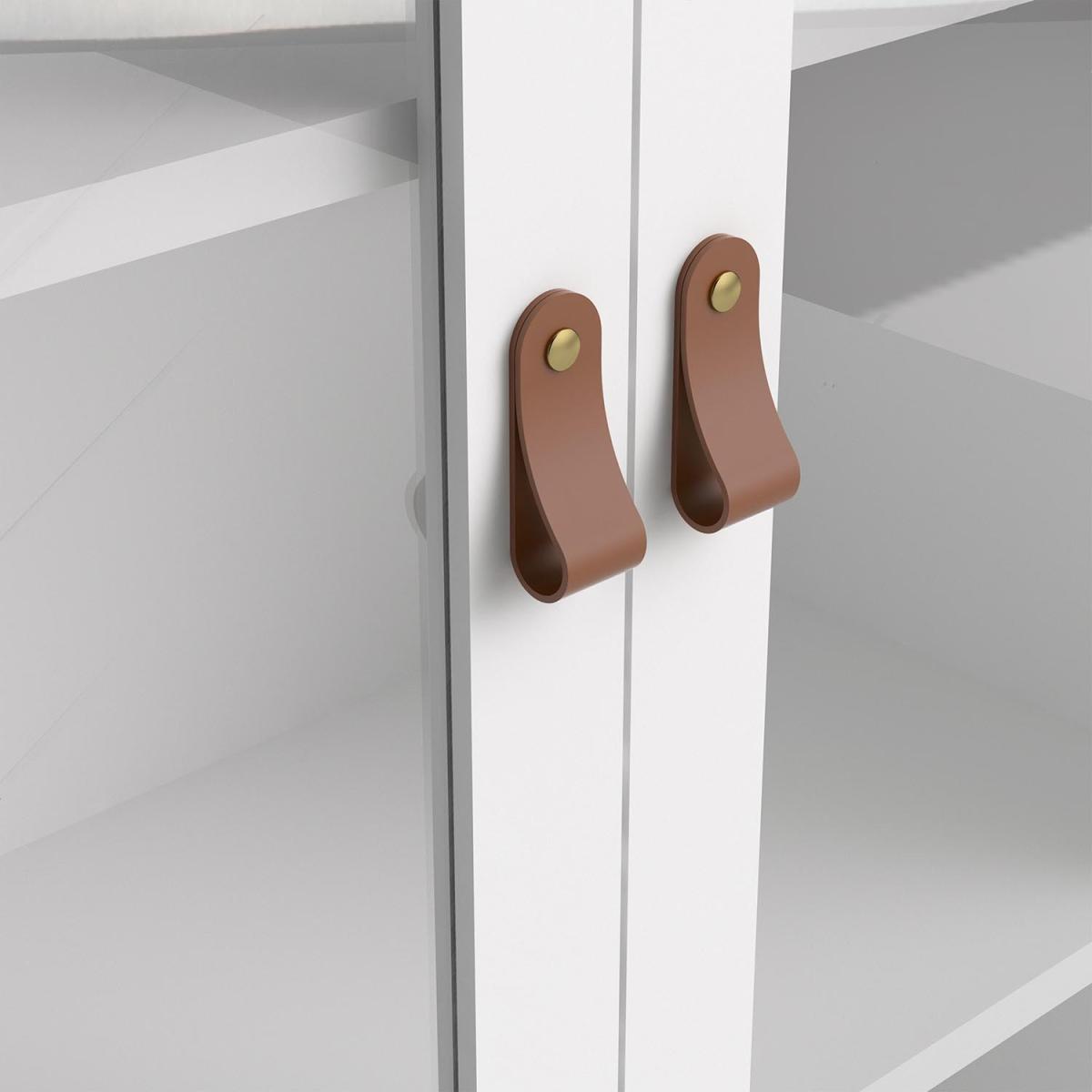 Barcelona 2-Door 3-Drawer China Cabinet - White – image 9