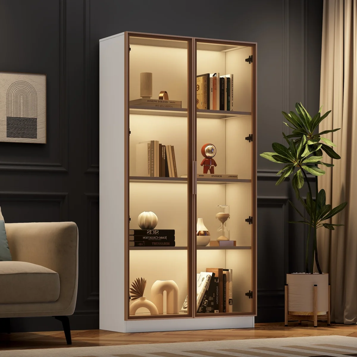 LED Glass Display Showcase Cabinet – image 2