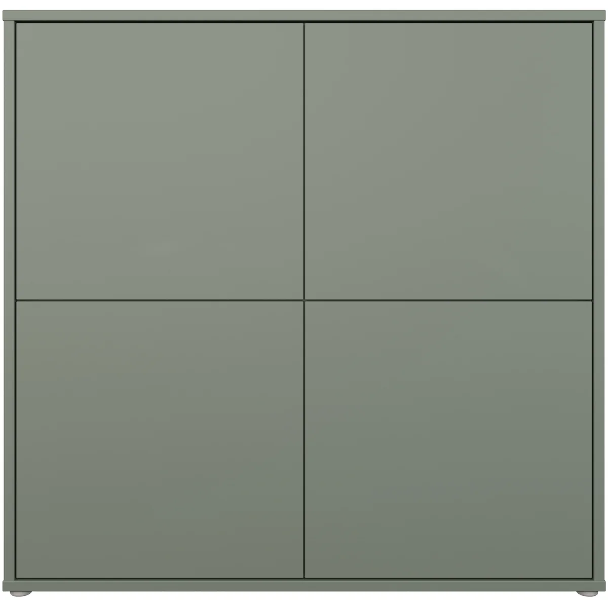 Alice Springs 4 Door Storage Cabinet with Push-Open Doors in Sand - Light Grey – image 15