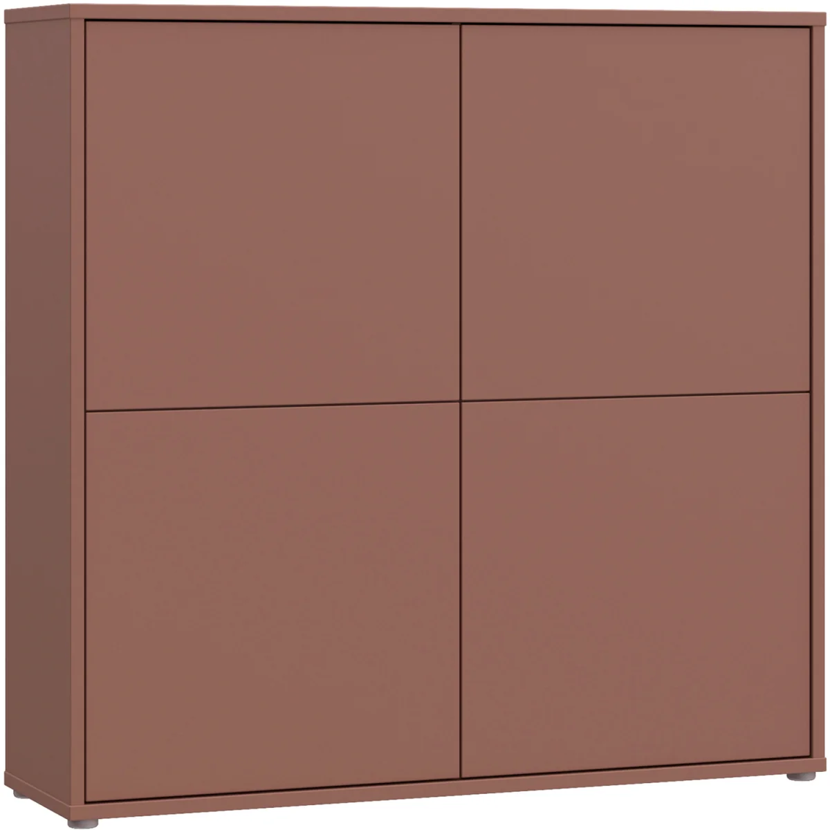 Alice Springs 4 Door Storage Cabinet with Push-Open Doors in Sand - Light Grey – image 19