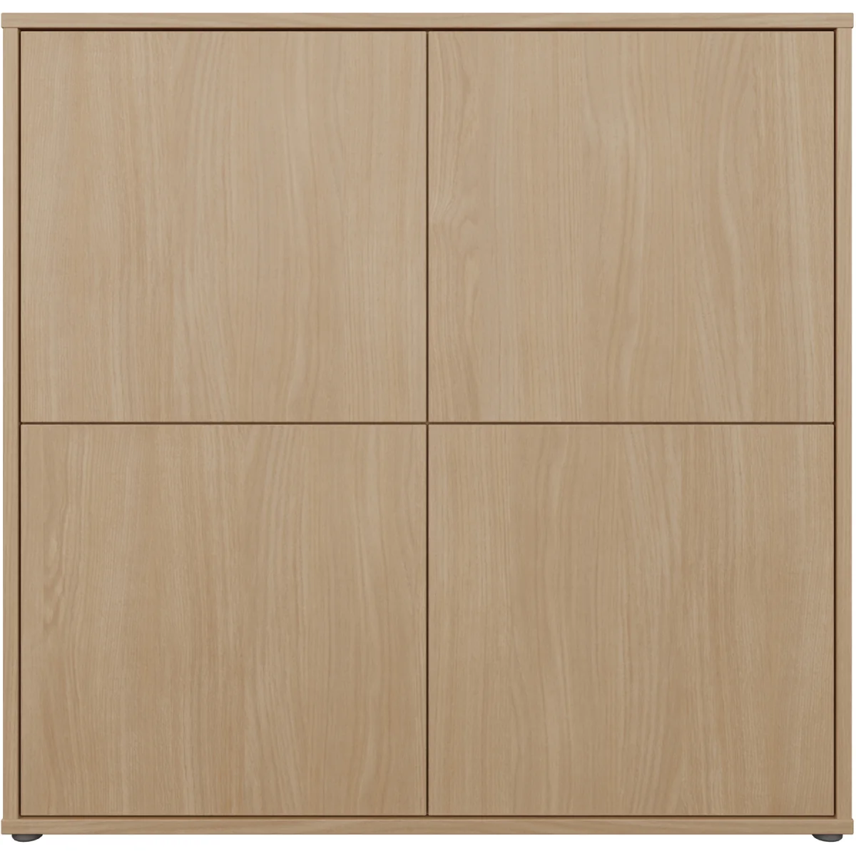 Alice Springs 4 Door Storage Cabinet with Push-Open Doors in Sand - Light Grey – image 33
