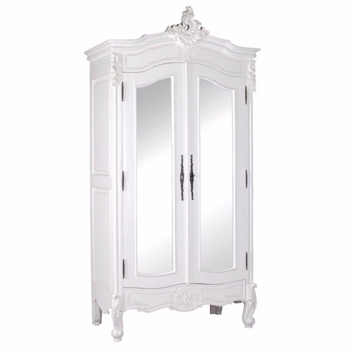 Maison Reproductions French Armoire Display Cabinet / Silver / Single Door – image 11