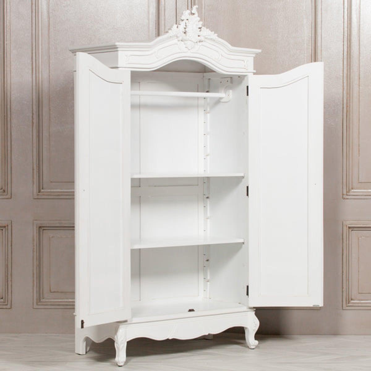 Maison Reproductions French Armoire Display Cabinet / Silver / Single Door – image 13