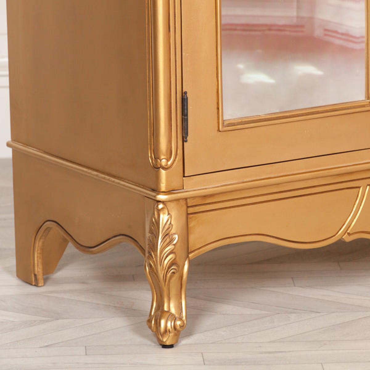 Maison Reproductions French Armoire Display Cabinet / Silver / Single Door – image 15
