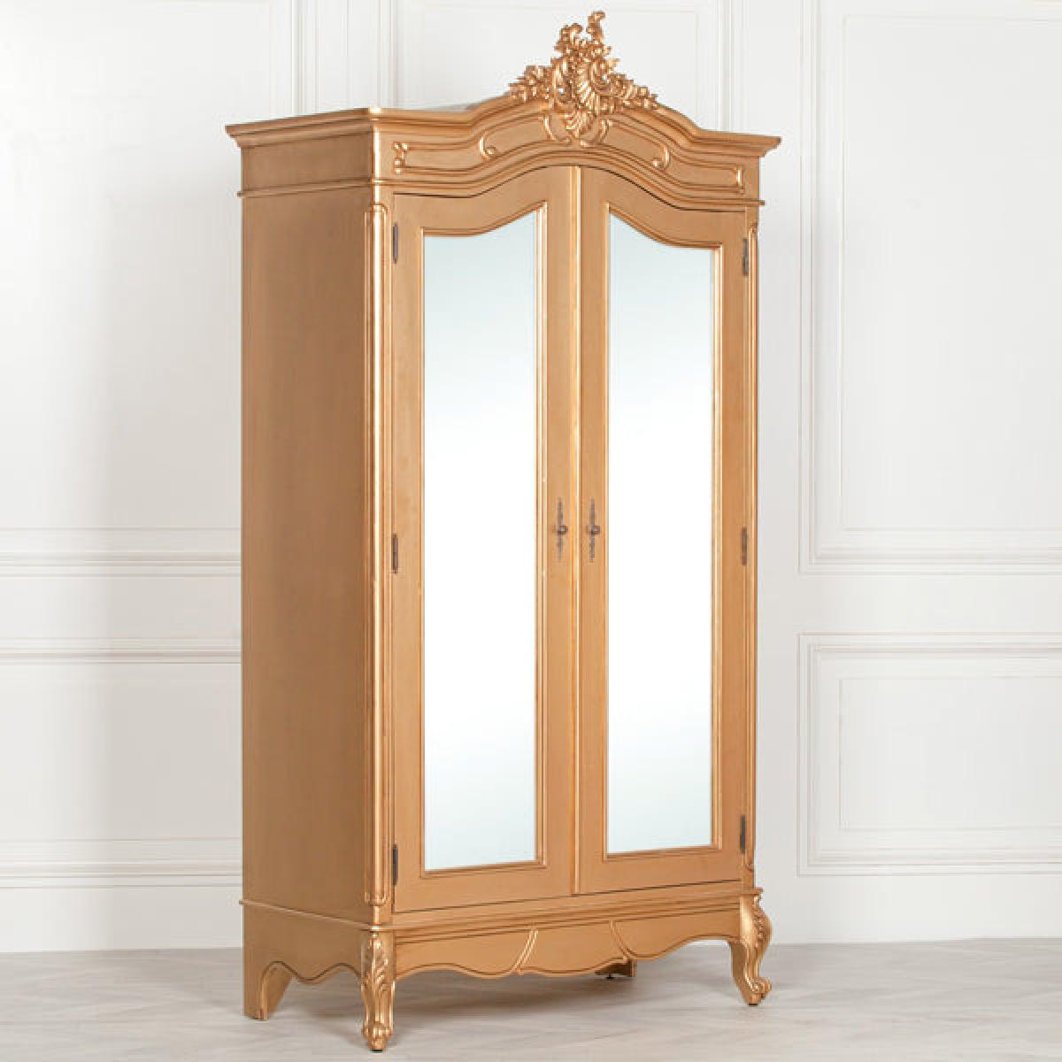 Maison Reproductions French Armoire Display Cabinet / Silver / Single Door – image 17
