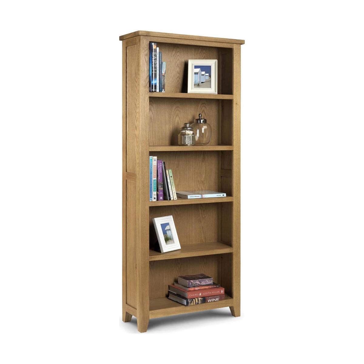 Astoria Oak Tall Bookcase Brown – image 1