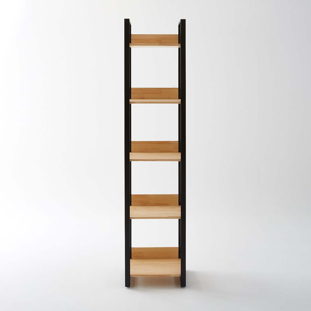 Hiba Solid Column Shelving Unit in Solid Pine/Metal – image 5