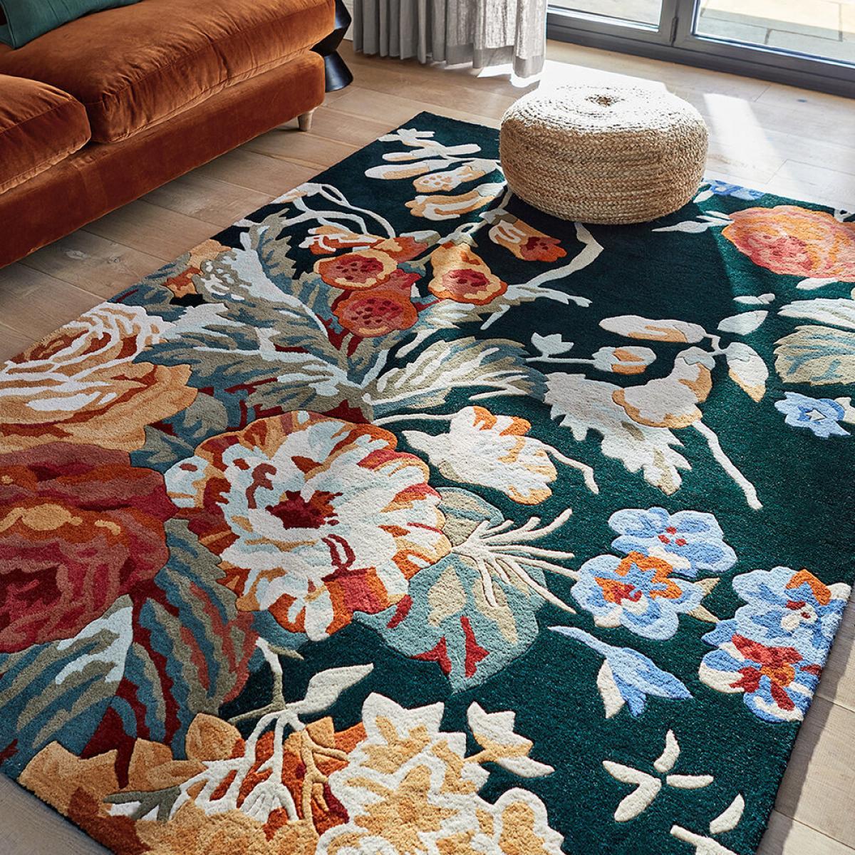 Sanderson - Stapleton Park Rug - Burnt Orange - 170x240cm – image 4