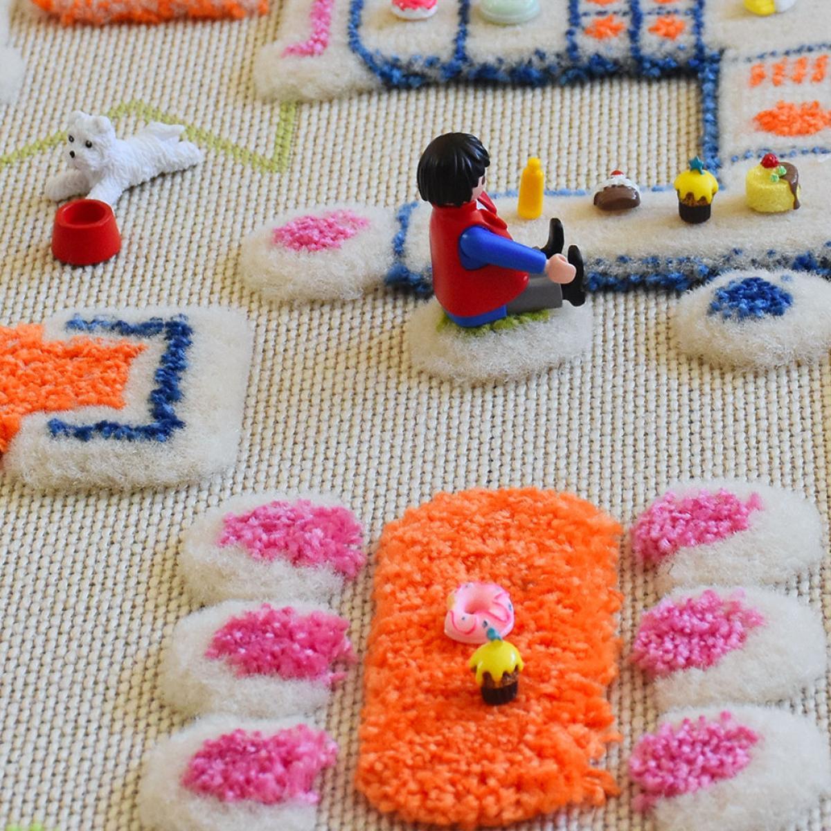 IVI World - Children's 3D Play Rug - Beach House - 100x100cm – image 4