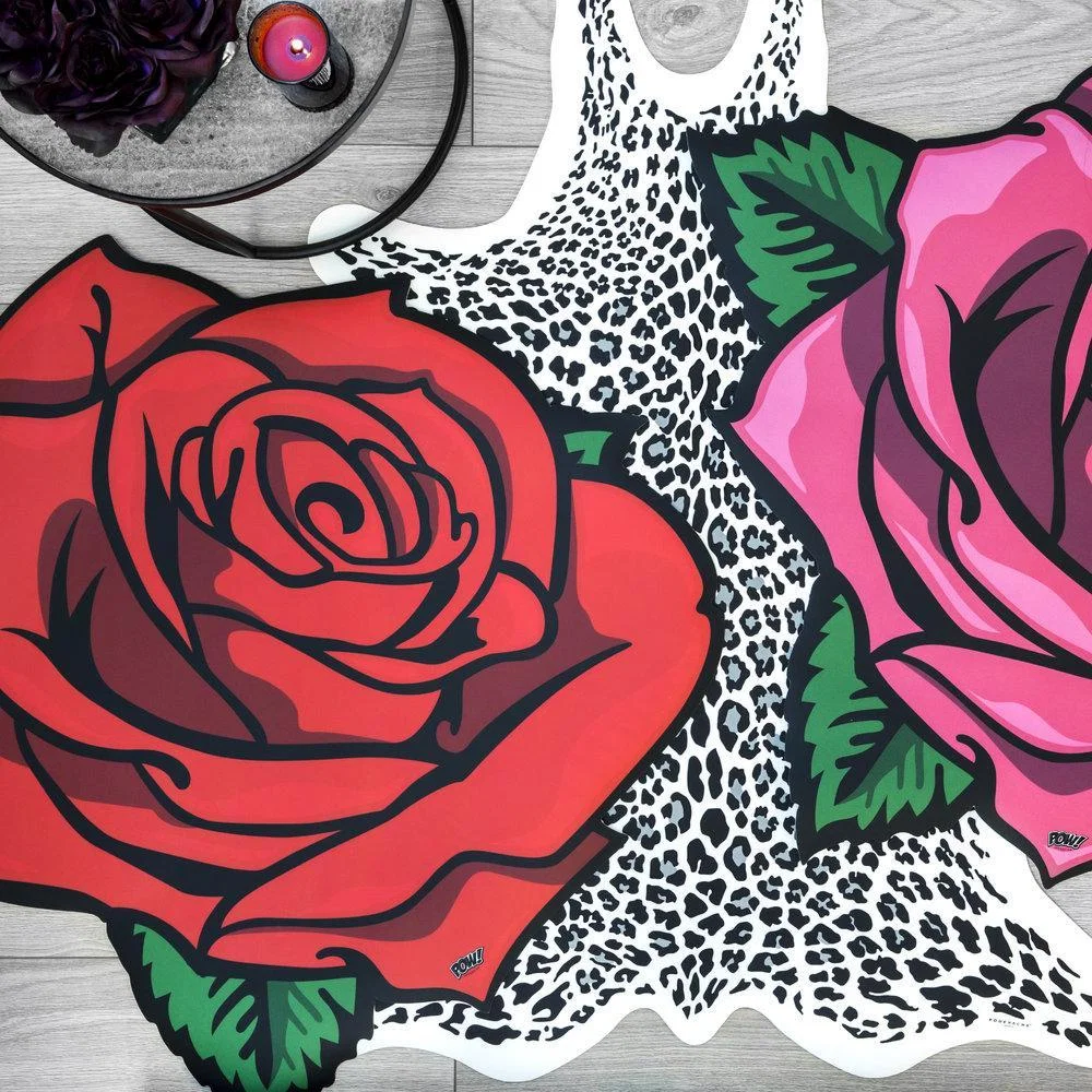PODEVACHE - Rose Vinyl Floor Mat - Red – image 2