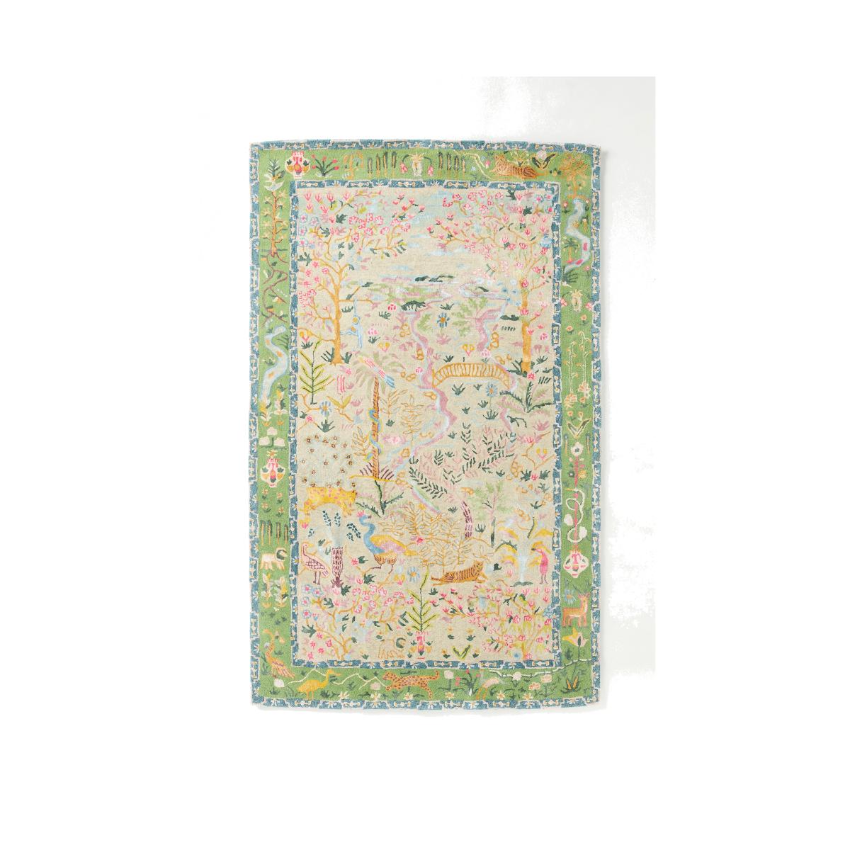 Tales Menagerie Tufted Wool-Viscose Blend Rug – image 1