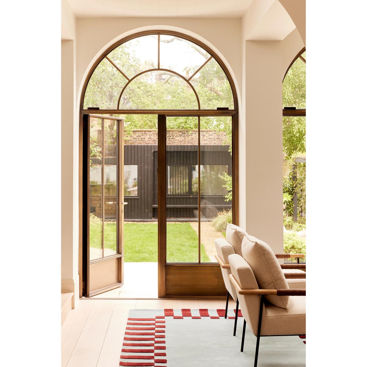 LAYERED X Teklan Frame Wool Rug – image 2