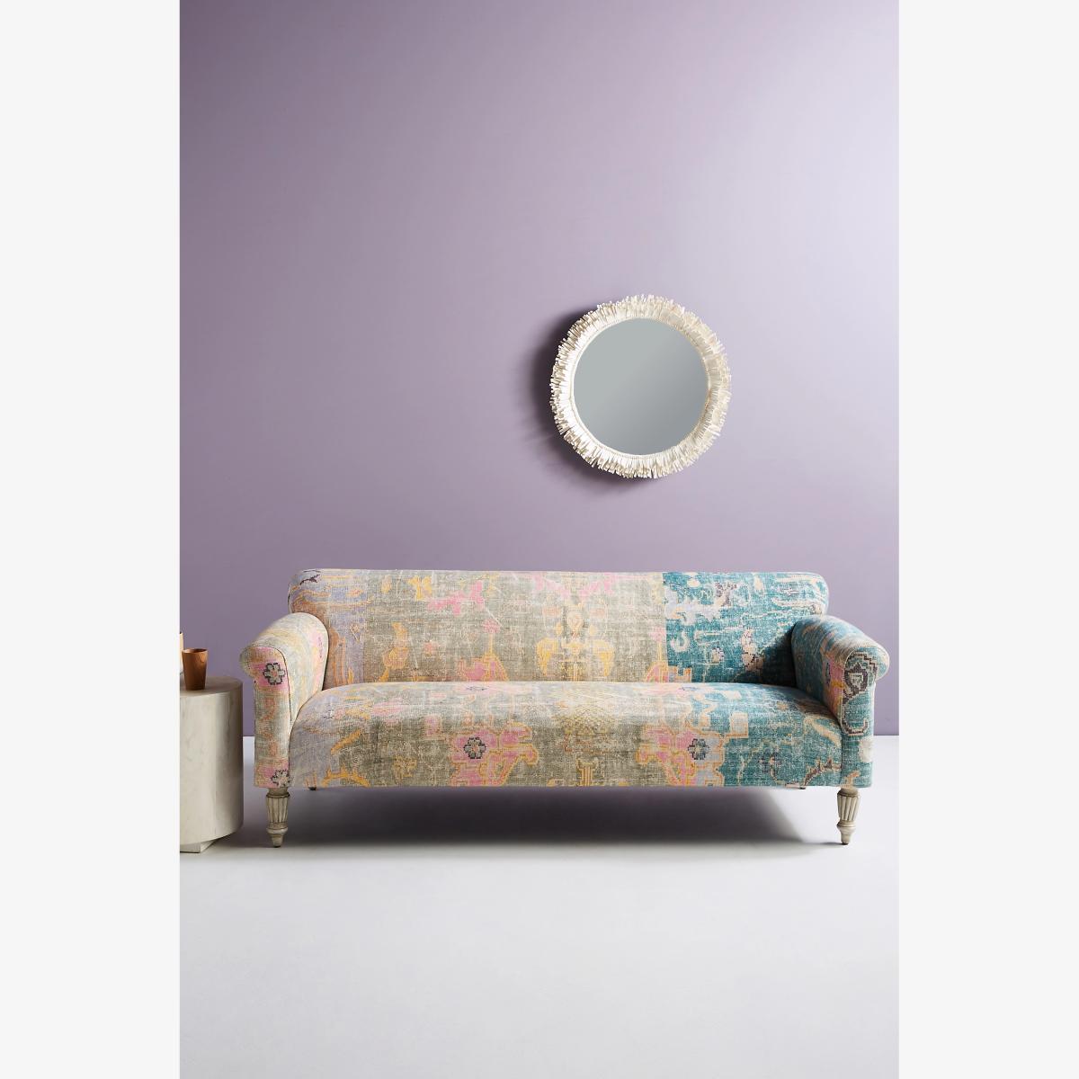 Rug-Printed Sofa – image 1