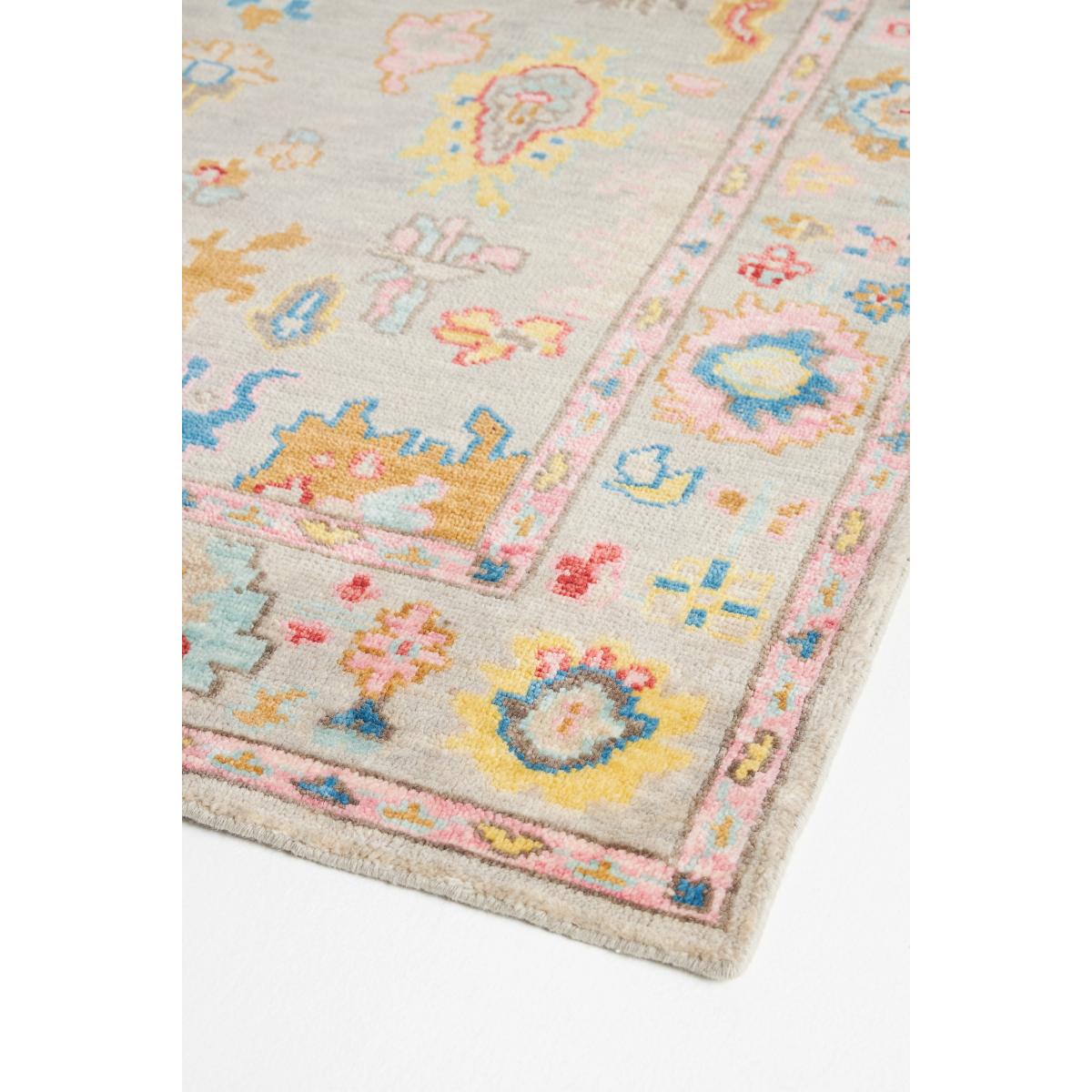 Wool Hand-Knotted Persian Inspired Multi-Colour Rug – image 3