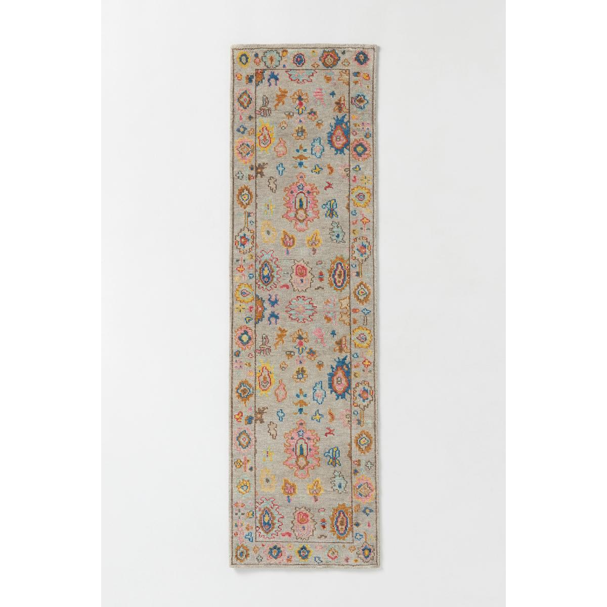 Wool Hand-Knotted Persian Inspired Multi-Colour Rug – image 4