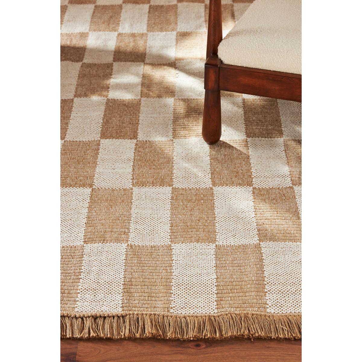 Amber Lewis for Anthropologie Checkered Jute Rug – image 2