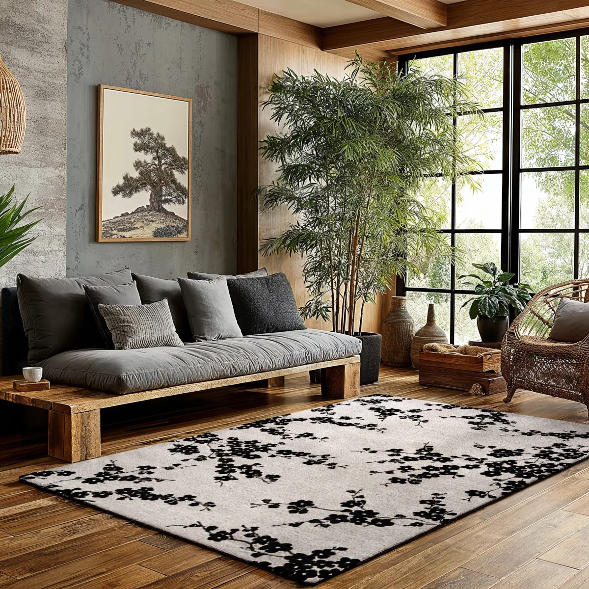 Sakura Rug, 0.8m x 1.5m / White – image 2