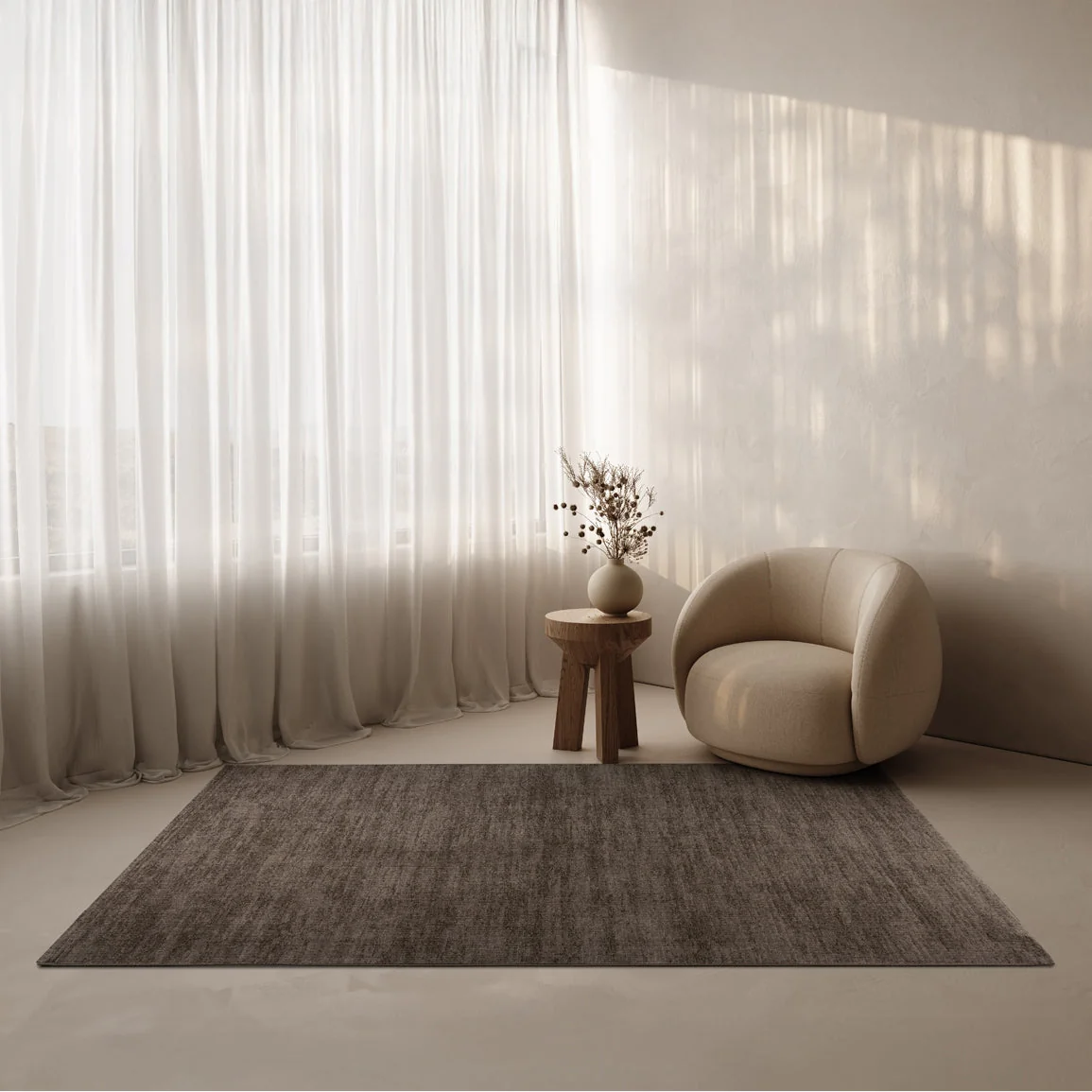 Galleria Rug, 2.8m x 3.8m / Dark Brown