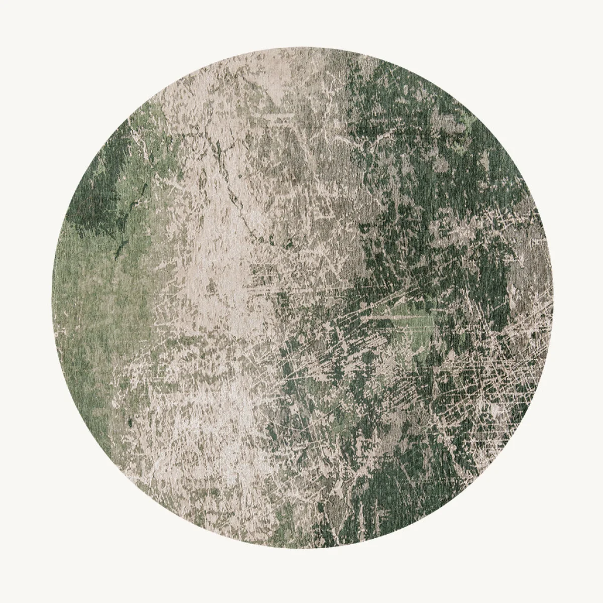 Mad Men Cracks Circle Rug, Green / 240cm Circle – image 2