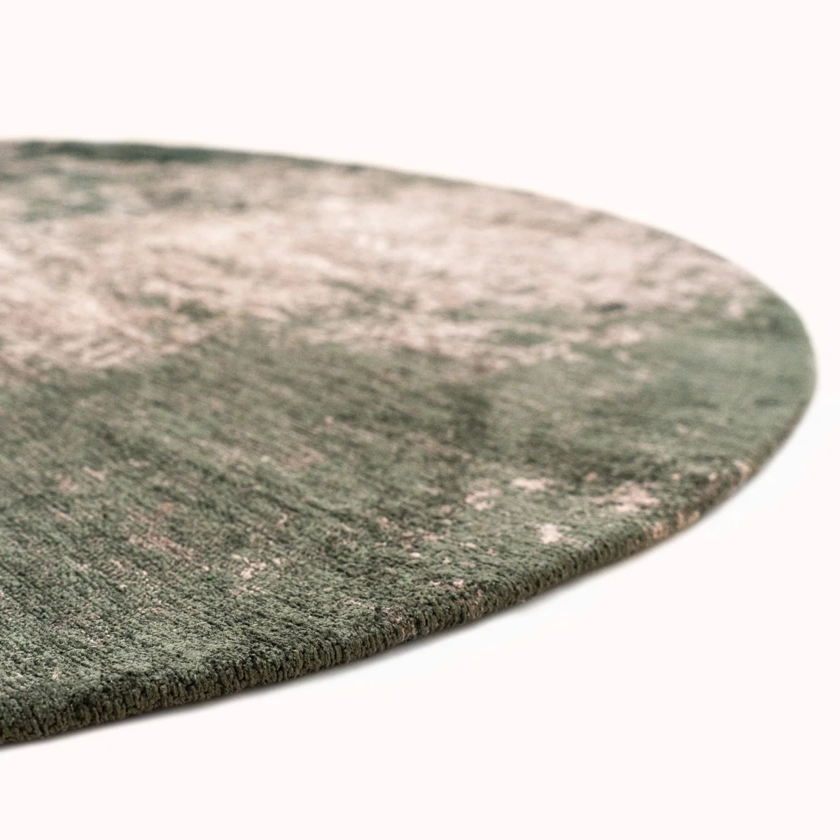 Mad Men Cracks Circle Rug, Green / 240cm Circle – image 5