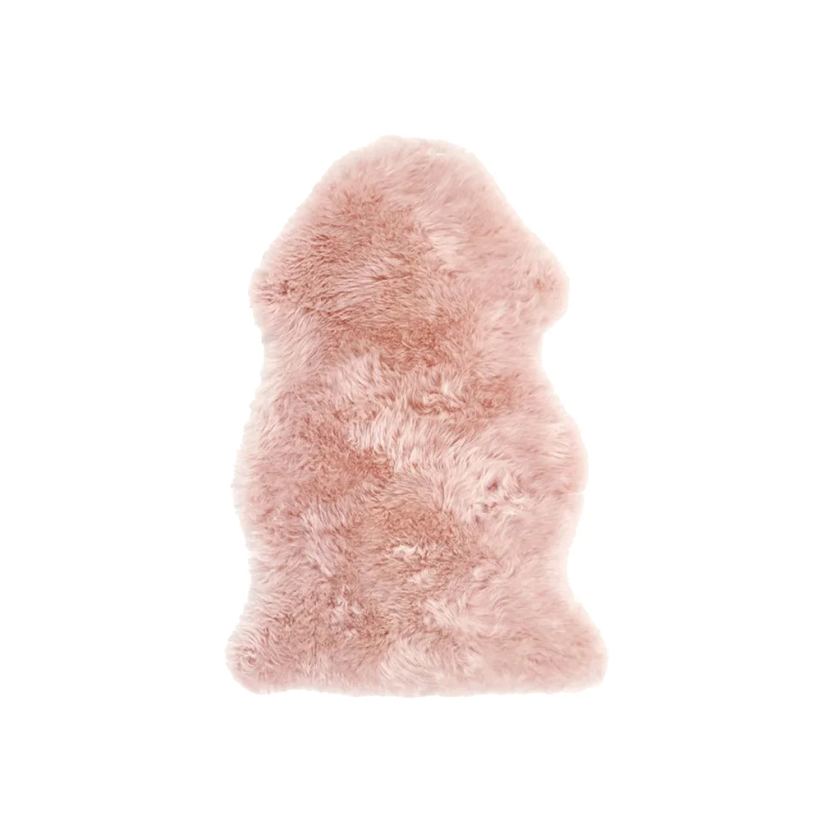 Australian Genuine Sheepskin Rug, Single / Pink