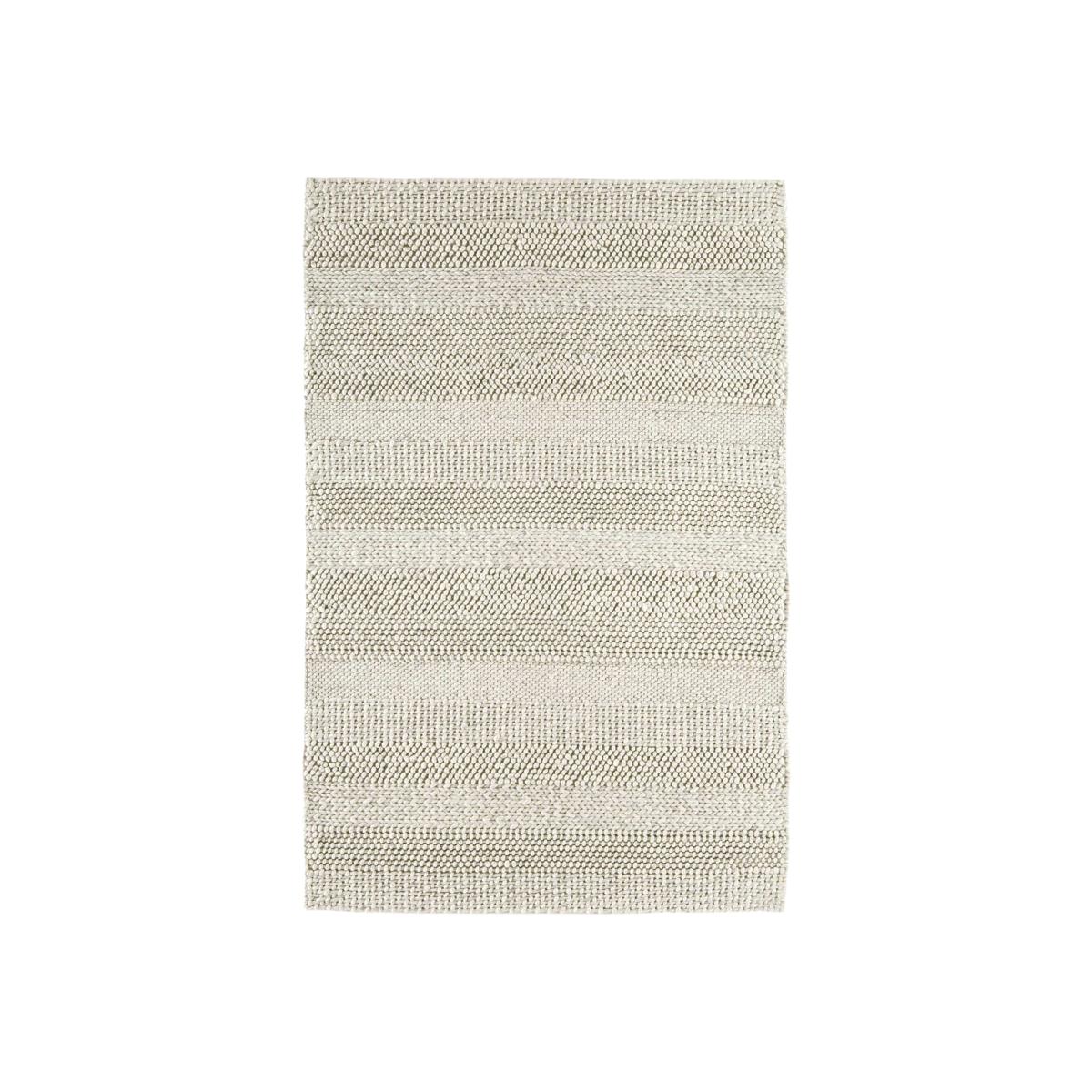 Flori Cream Stripe 160x230cm Rug, Square | W160cm | Barker & Stonehouse
