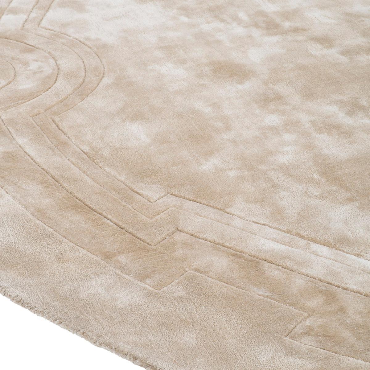 Eichholtz Palazzo Carpet 280 Cm Feather Rug, Round, Neutral | Barker & Stonehouse – image 3