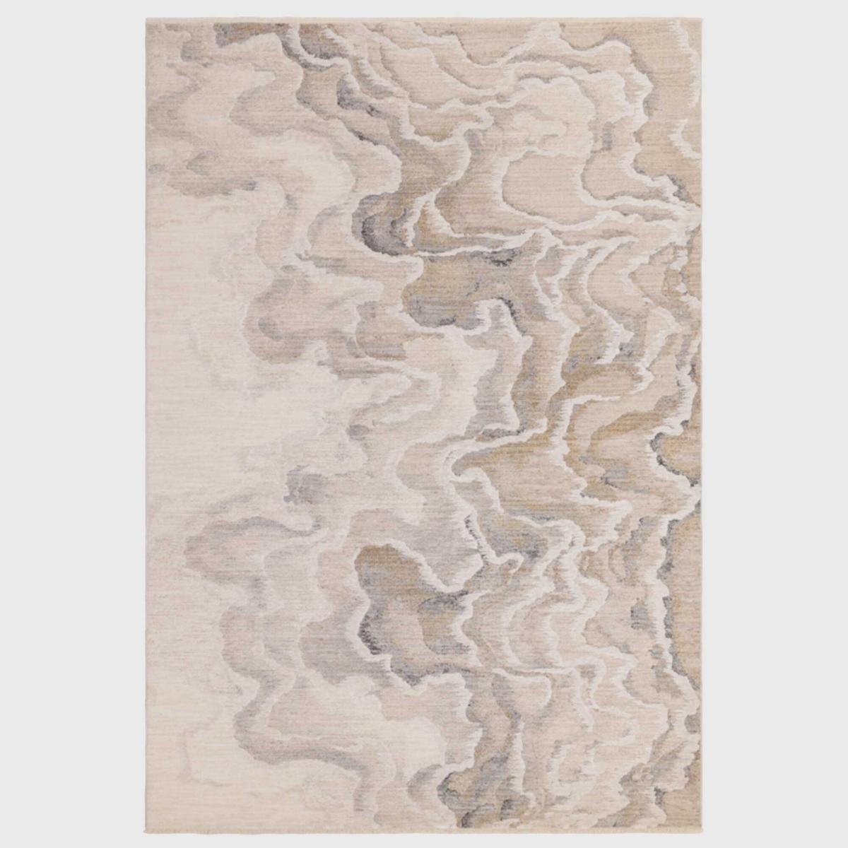 ZAYAN 200X300CM 02 SETAS RUG, Square, Neutral | Barker & Stonehouse