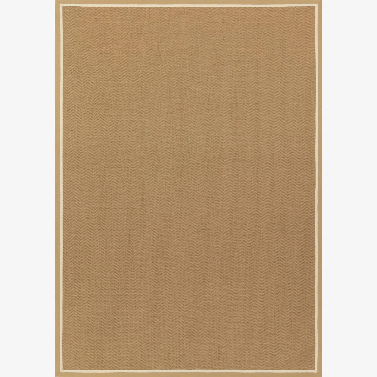 Herringford Border Linen Cream 240X340Cm Rug, Square Fabric | Barker & Stonehouse – image 1