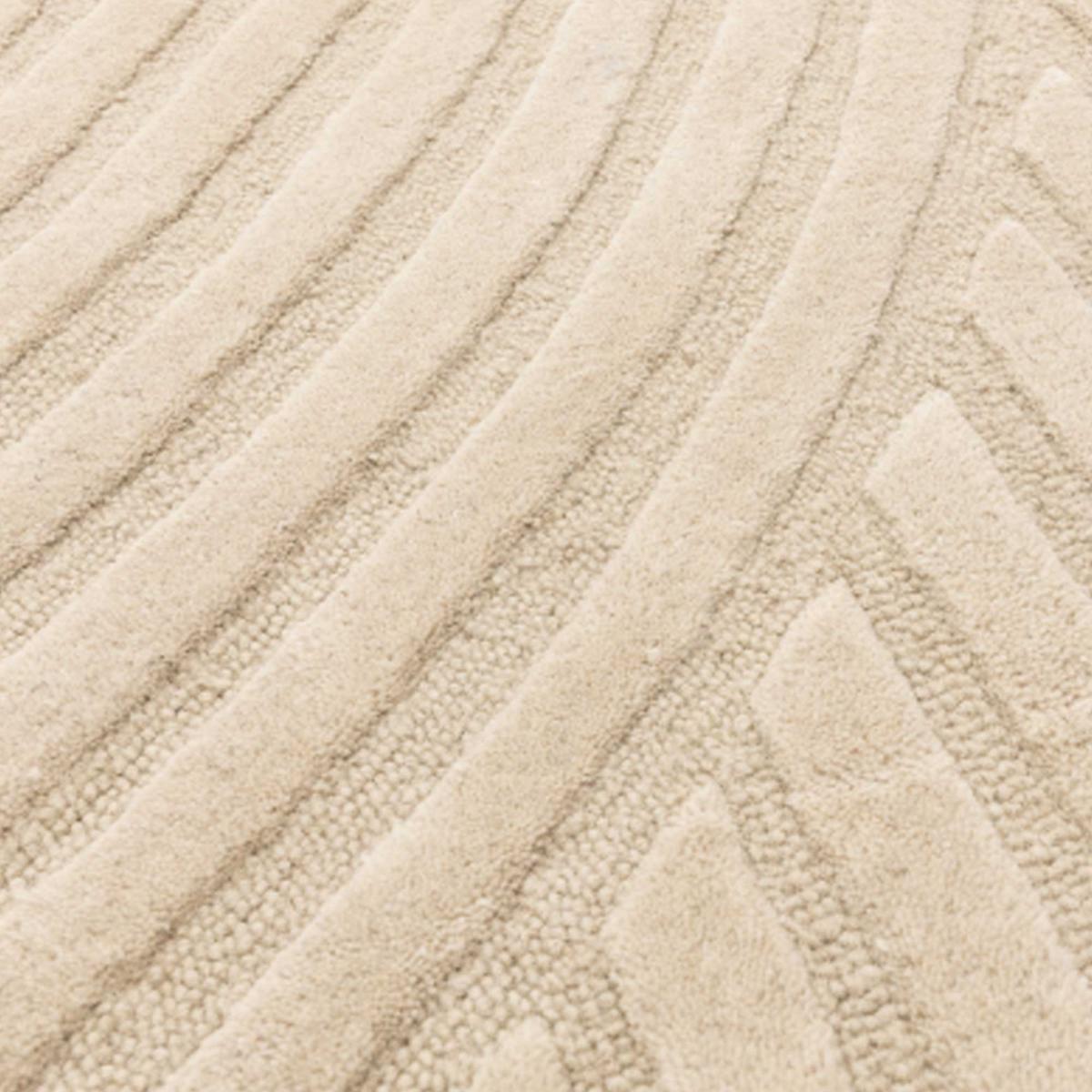Curvone Sand 120x170cm Rug, Square, Neutral | W120cm | Barker & Stonehouse – image 4