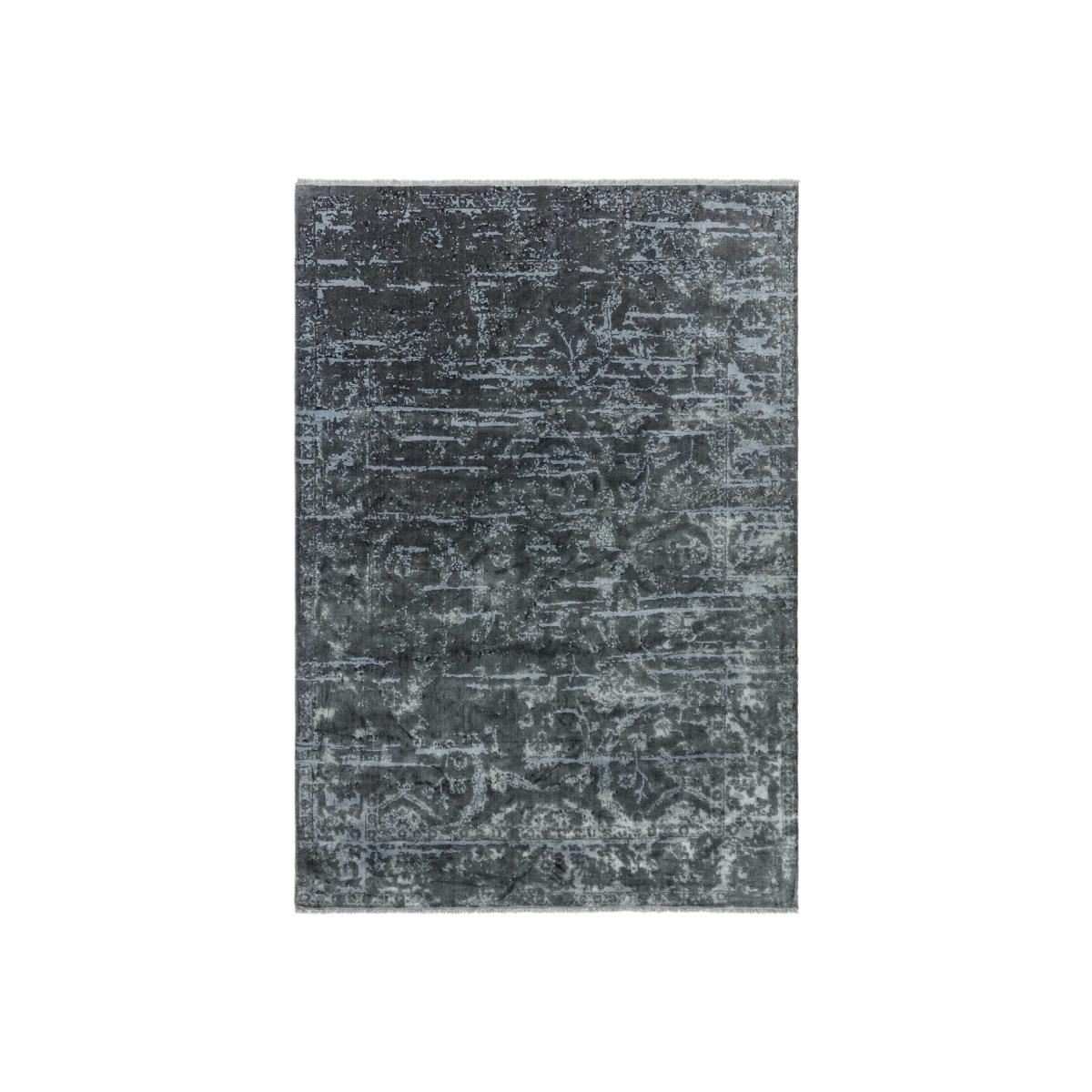 Zadana Charcoal 160x230Cm Rug, Square, Black | W160cm | Barker & Stonehouse