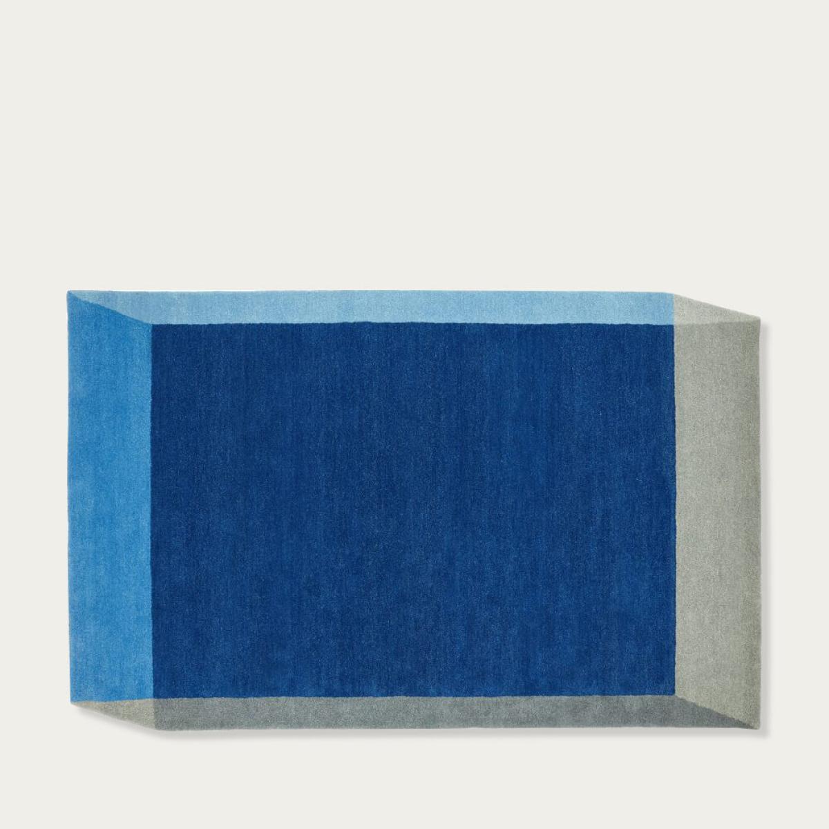 Darkblue Iso Rectangle Rug – image 1