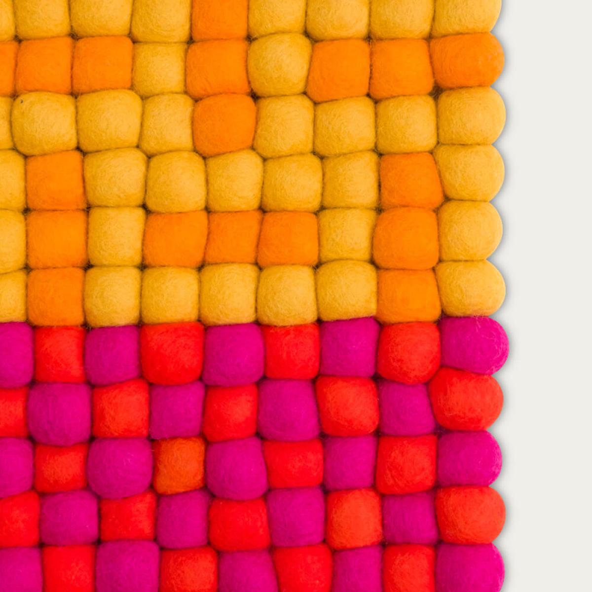 Kerala 1 Felt Ball Rug – image 2