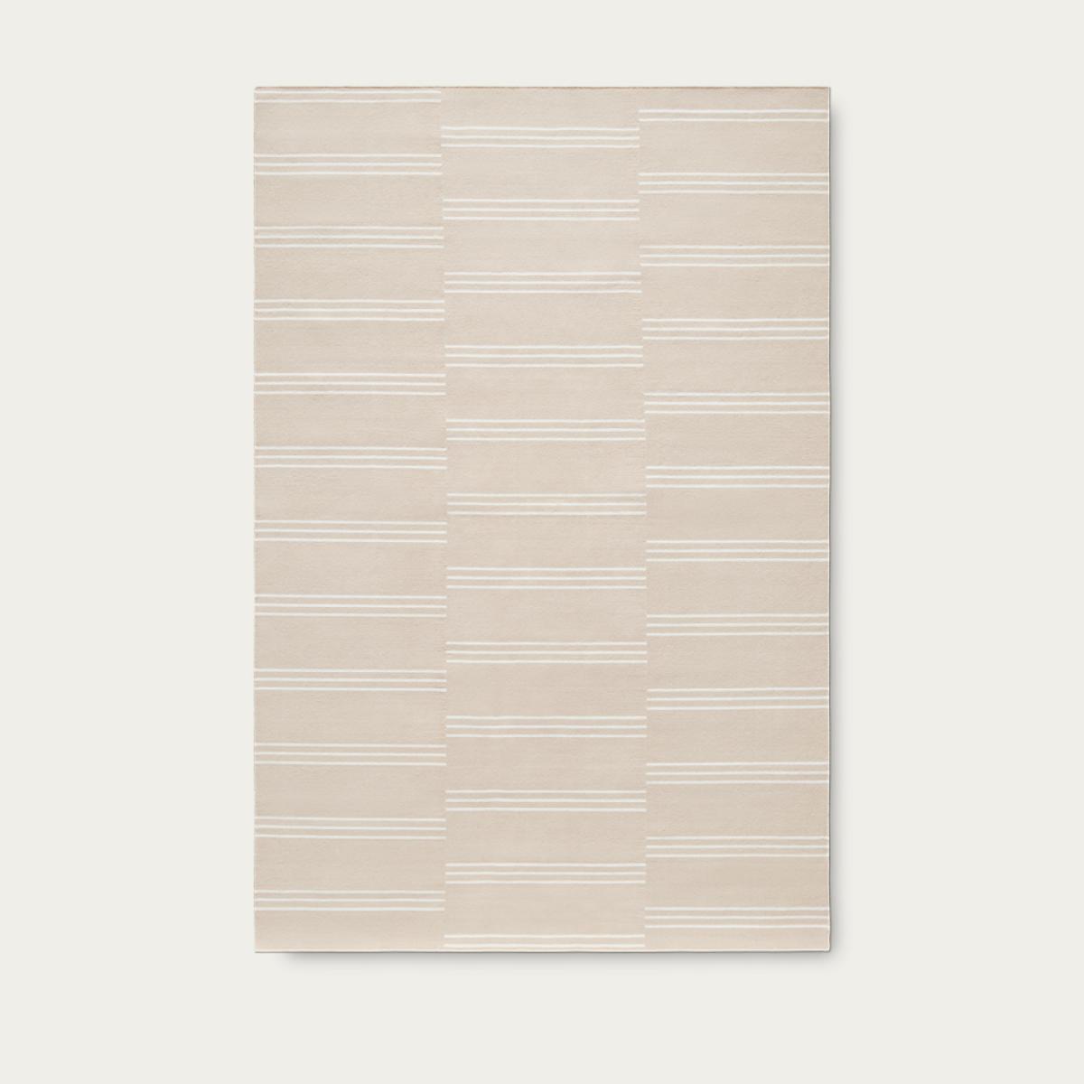 Sand/Cream Stripes Rug – image 1