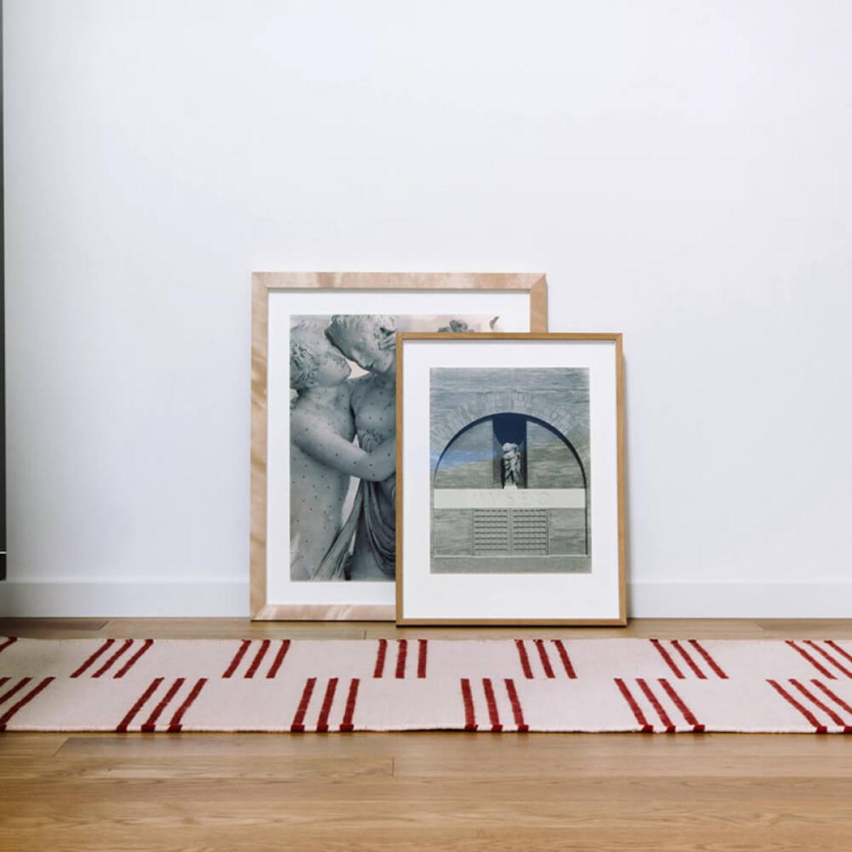 Pink/Red Stripes Rug – image 6