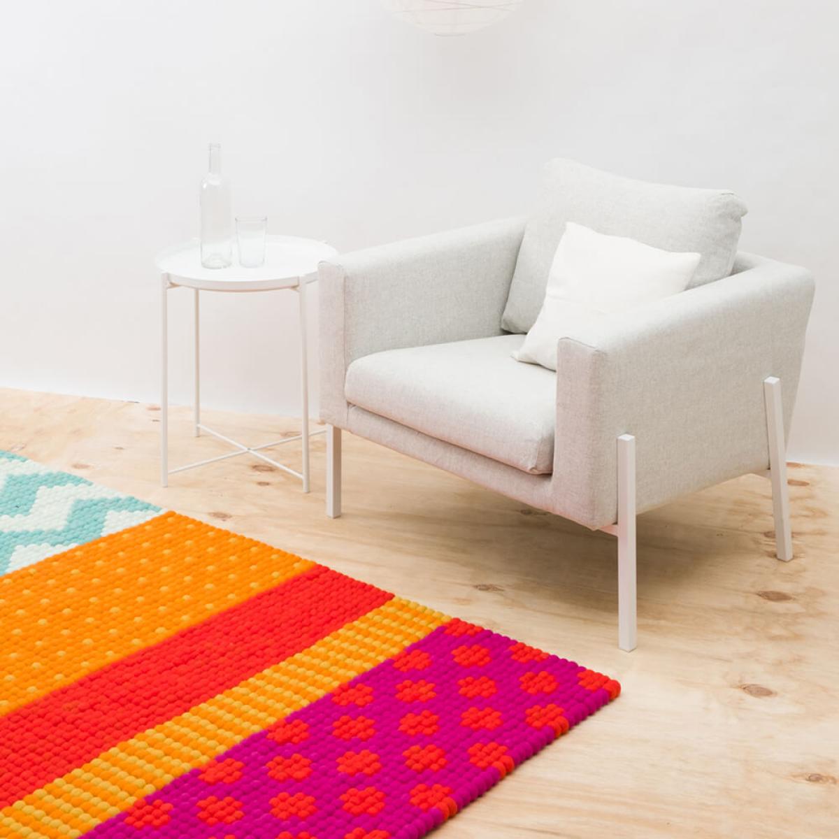 Kerala 4 Felt Ball Rug – image 5