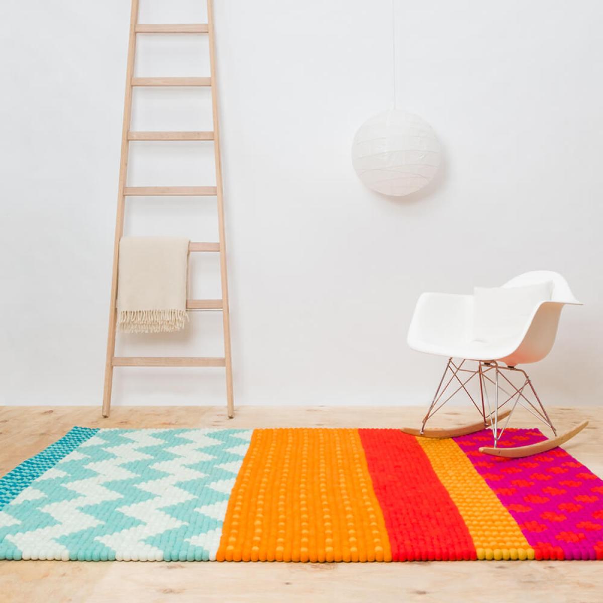 Kerala 4 Felt Ball Rug – image 6
