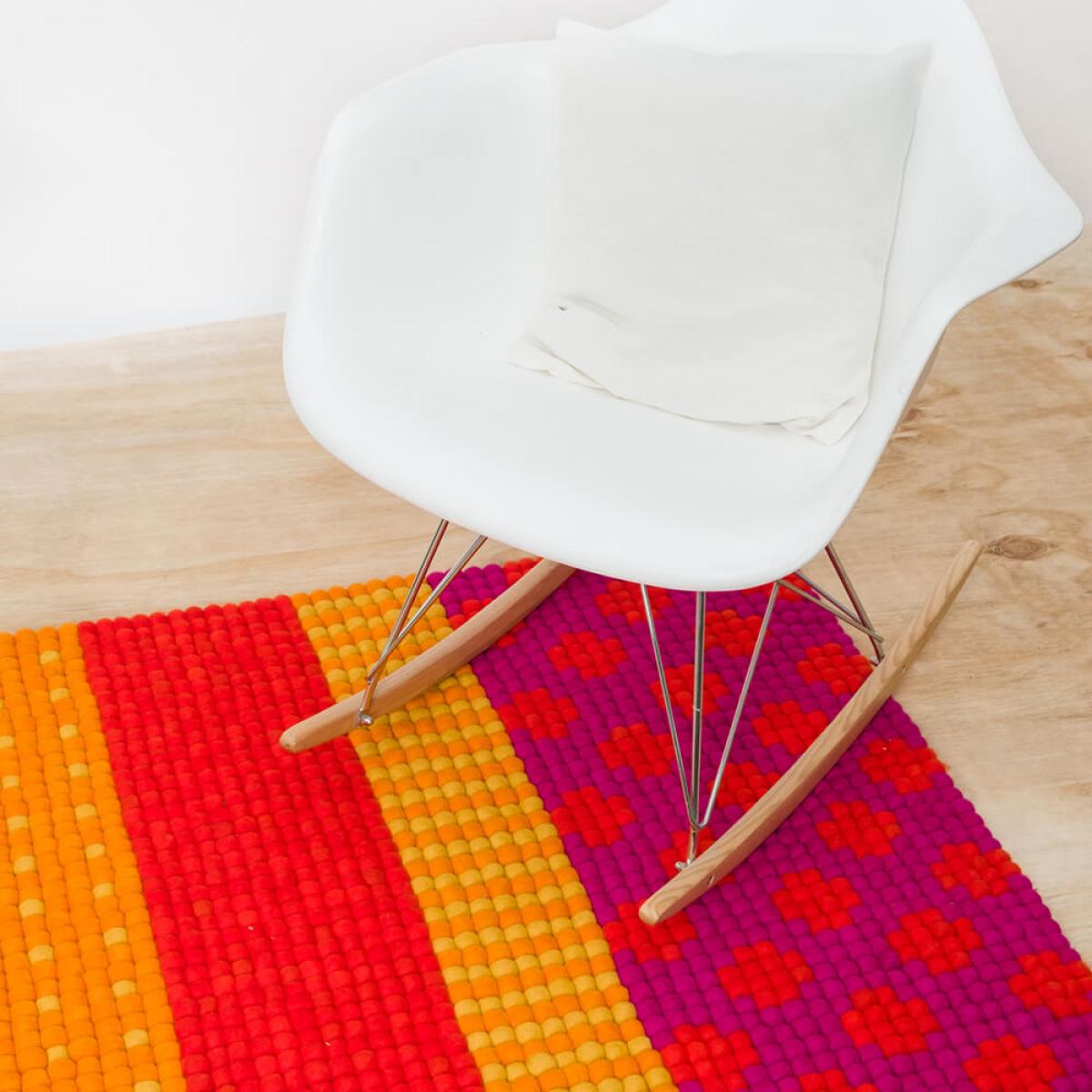 Kerala 4 Felt Ball Rug – image 7