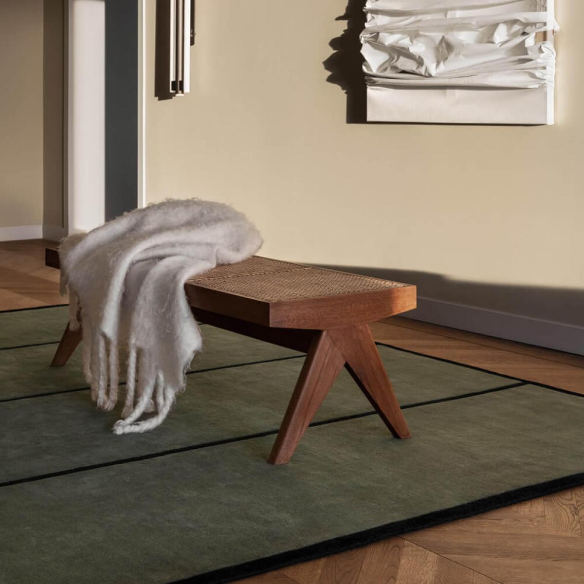 Green/Black 01 Norr Mälarstrand Rug – image 4