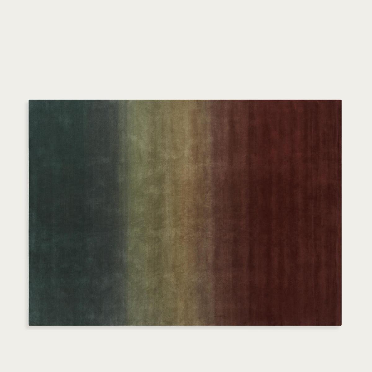 Petrol/Wine Alfombra Hand Knotted Degrade – image 1