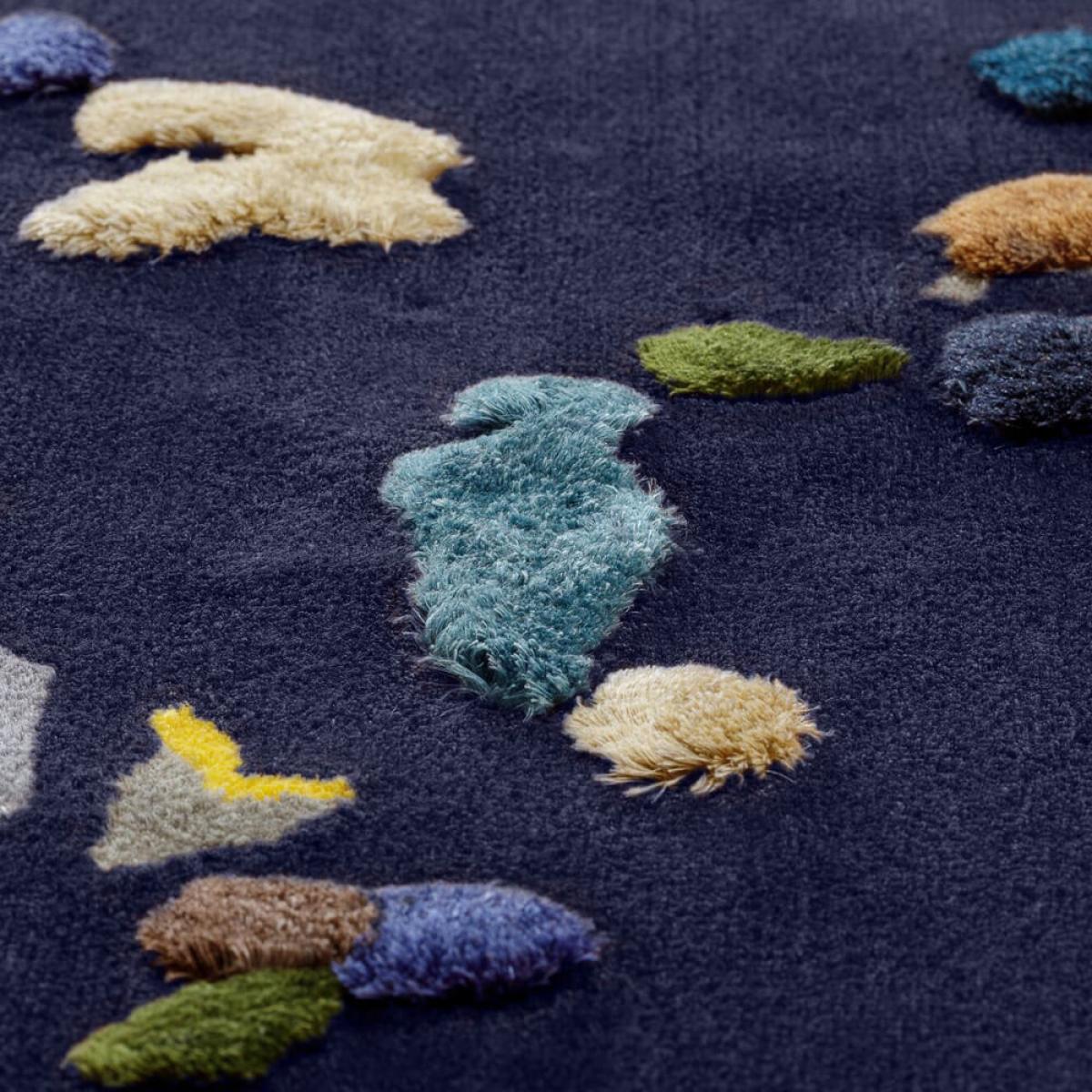 Dark Blue Chaos Rug – image 2